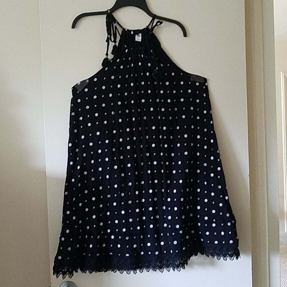 Black and white dress